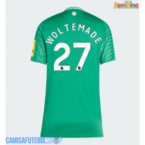 Camisa de time de futebol Newcastle United Nick Woltemade #27 Replicas 2º Equipamento Feminina 2025-26 Manga Curta